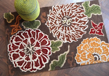 Shangai Hand-tufted Floral Wool Rugs