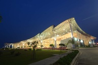 Modernized Ceiling At Swami Vivekananda Airport