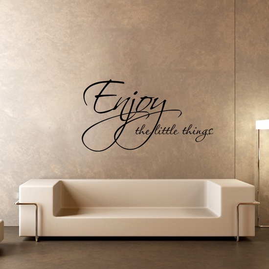 Enjoy the Little Things Wall Decal ( KC386 )