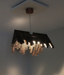 Sustainable Handmade Sylvn Studio Hanging Hut Lamp