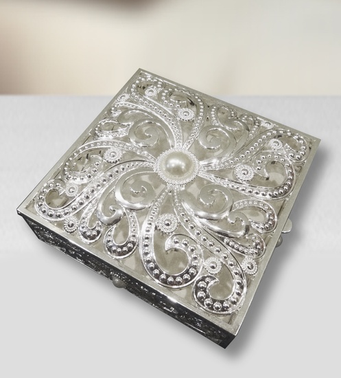 Buy Online Jewelry Box Enameled Square