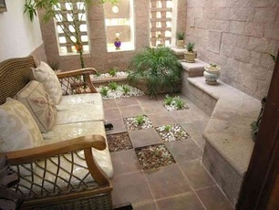 Living Room Garden Idea by Ar. Dameem Ansari M