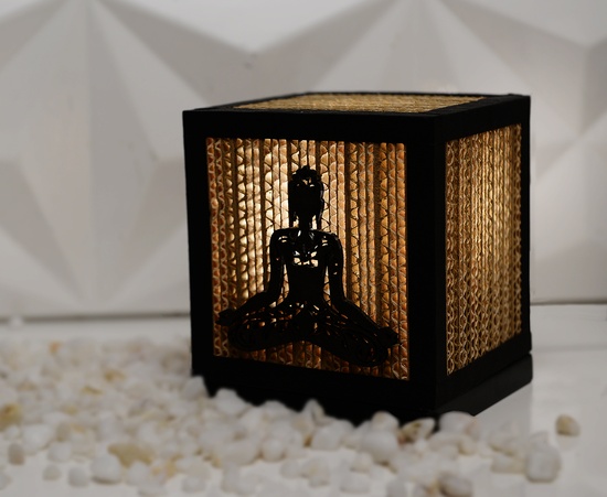 Sustainable Handmade Sylvn Studio Meditation Table Lamp