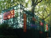 The exterior of the Danish Pavilion