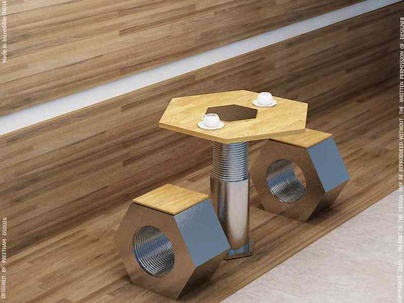Nut & Bolt coffee table 