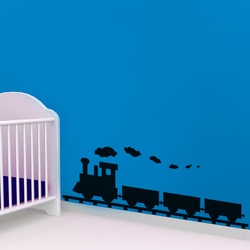 Train Wall Decal for Kids Room ( KC154 )
