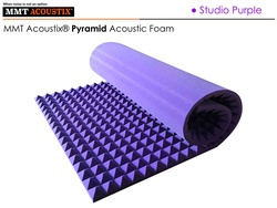 MMT Acoustix® Pyramid Acoustic Panels Purple