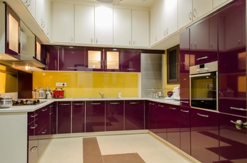 Large Kitchen, Design by: Ar. PRS Sivakumar
