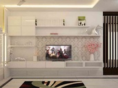 TV unit by CafeINDICA Interiors