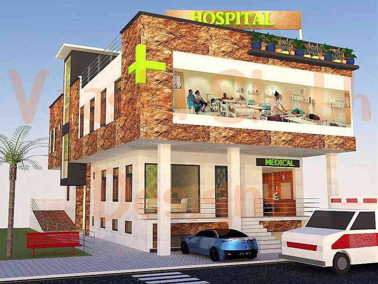 Renwal Hospital by VaastuShubh Designs - View 1