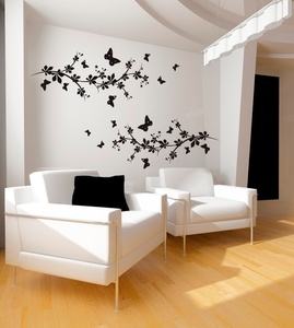 Butterflies And Branches Wall Decal ( KC164 )