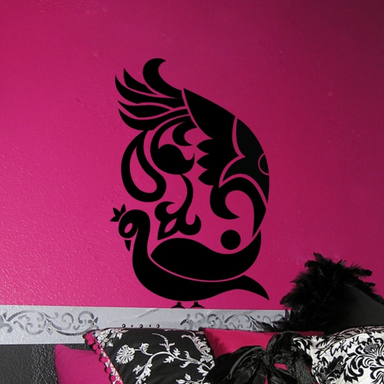 Peacock Passion Wall Decal ( KC118 )