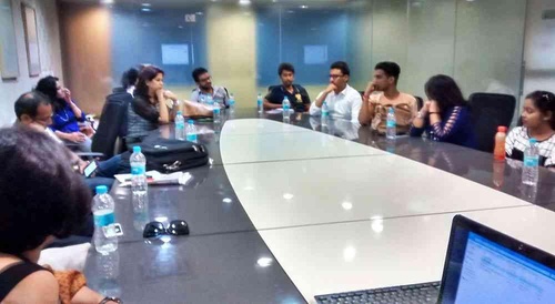 Participants at ZingyDesign Meetup, New Delhi