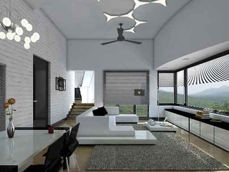 Modern Living Room Interior Decor