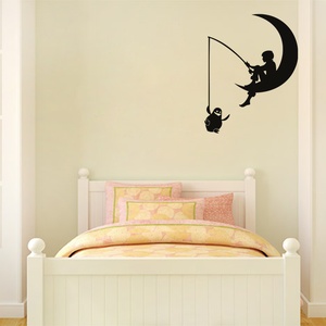 The Boy in the Moon Wall Decal ( KC344 )