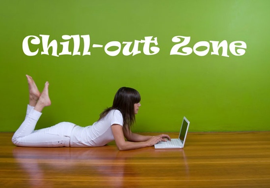Chill Out Zone Wall Decal ( KC056 )