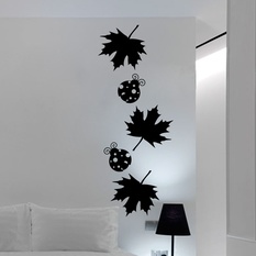 Maple Leaves and Ladybugs Wall Decal ( KC034 )