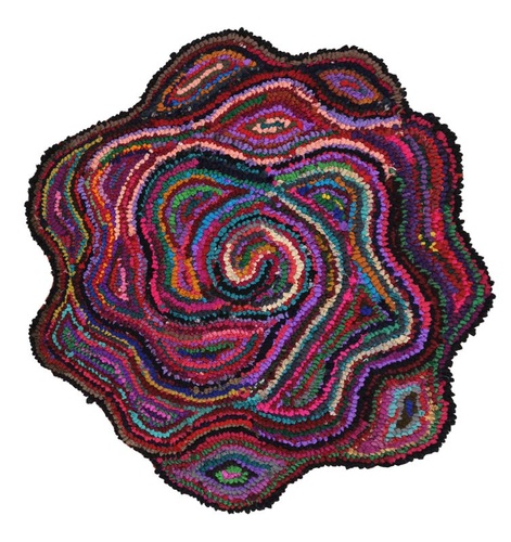 Rose Hand-tufted Flower-shaped Rugs