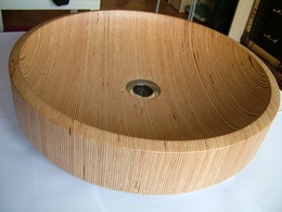 modern wooden sink,wood washbasin
