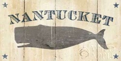 Nantucket Whale Poster