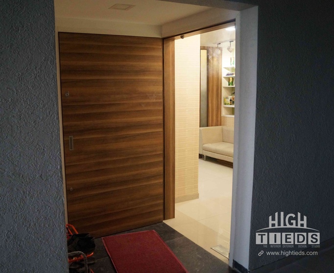 Office Entrance Door Design Reception Design HighTieds Interior Design Ahmedabad