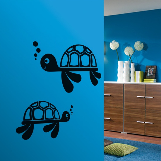 Cute Turtles Wall Decal ( KC151 )