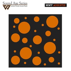MMT Acoustix® SoundAxe Wooden Acoustic Panels Bubble 23'x23'