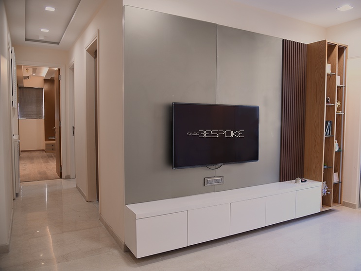 Living Room Tv Unit-Residence Interior Designer-Studio Bespoke