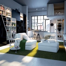 Studio Apartment Decor Idea