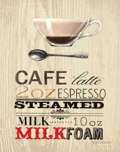 Cafe Latte Poster