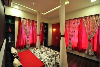 Bedroom Curtain Ideas by Interior Designer firm Zerogravitystudio