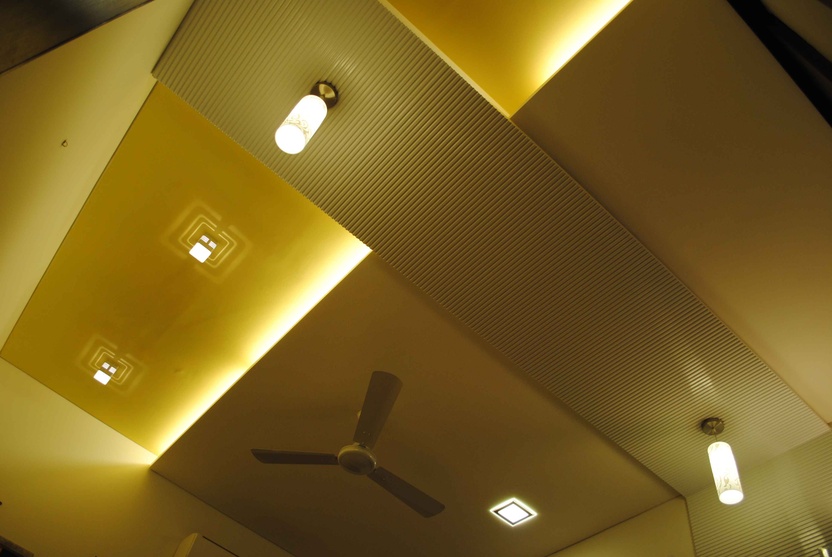 Recessed and Mounted Lights on the Ceiling 