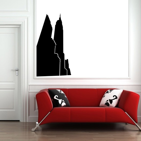 New York Skyscrapers Wall Decal ( KC243 )