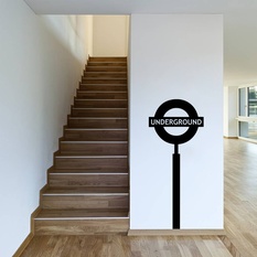 Underground Sign Wall Decal ( KC201)