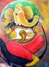 Maha Ganapathi Painting