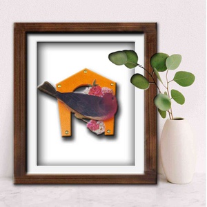 HANDCRAFTED CHIRPY BIRD WALL ART 01 BY CAFFE ARCH DESIGN STUDIO